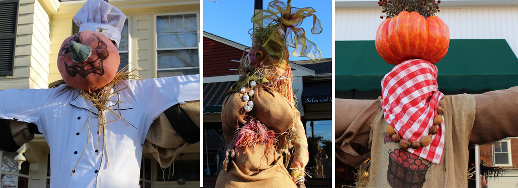 THE SCARECROWS & THE “SCAREDY CROWS” WILL ADD TO THE FALL FUN IN  FALMOUTH VILLAGE, MA